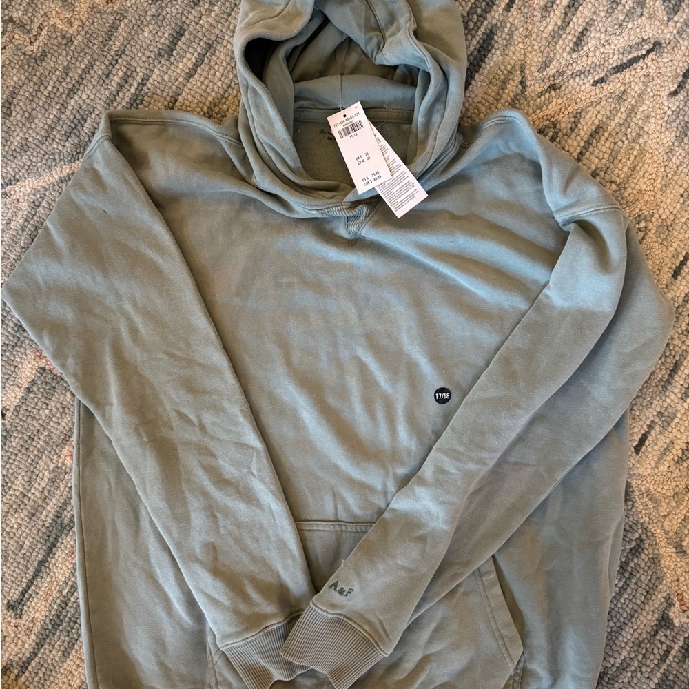 A&F sage Green Hoodie